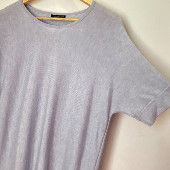 Eileen Fisher Tencel Silk Knit Tunic Sweater Size Medium Minimalist - D21 - Picture 4 of 16
